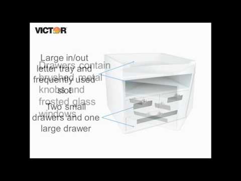 Victor W5500 - Pure White Tidy Tower
