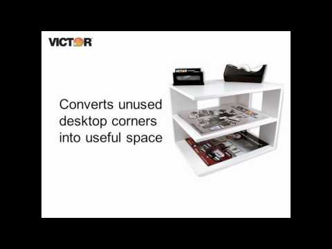 Victor W1120 - Pure White Corner Shelf