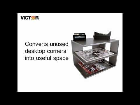 Victor  S1120 - Classic Silver Corner Shelf