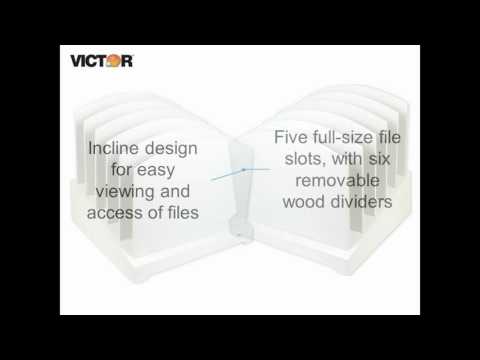 Victor W8601 - Pure White Incline File