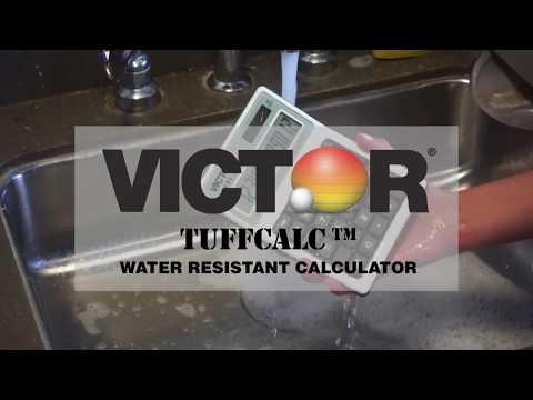 Victor TuffCalc™ - Water and Shock Resistant Calculator