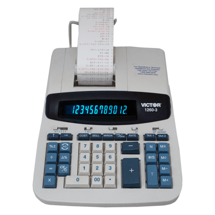 12 Digit Heavy Duty Commercial Printing Calculator
