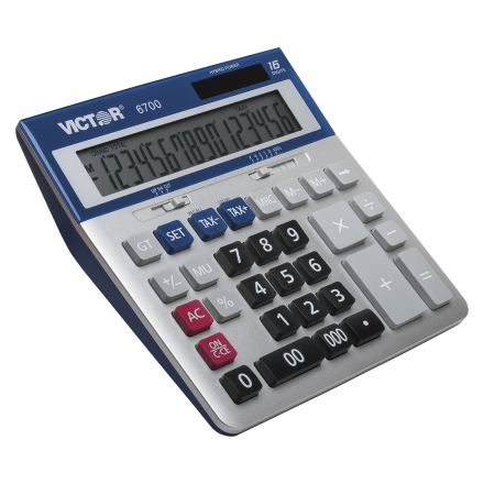 16 Digit Extra Large Desktop Calculator (Model No. 6700)
