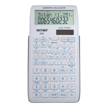 Scientific Calculator with 2 Line Display (Model No. 940)