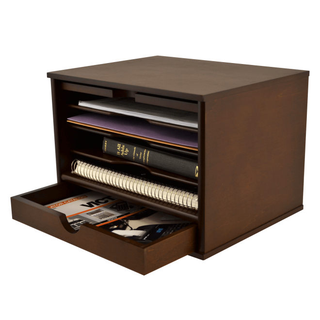 Heritage Wood Desktop Organizer (Model No. H4720)