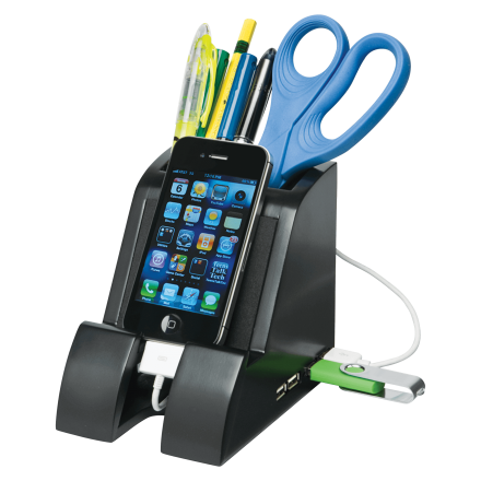 PH600 - Smart Charge Pencil Cup(TM) with USB Hub
