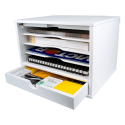 Pure White Desktop Organizer (Model No. W4720)